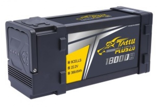 Tattu 18000mAh 6S1P 22.2V 15C Smart Lipo Batt w-AS150+XT150 plug